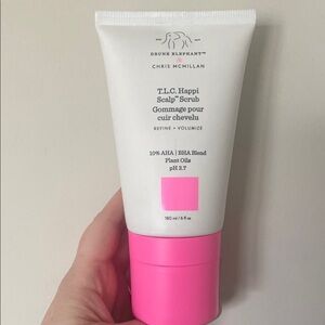 Drunk Elephant T.L.C. Happi Scalp Scrub - White and Pink